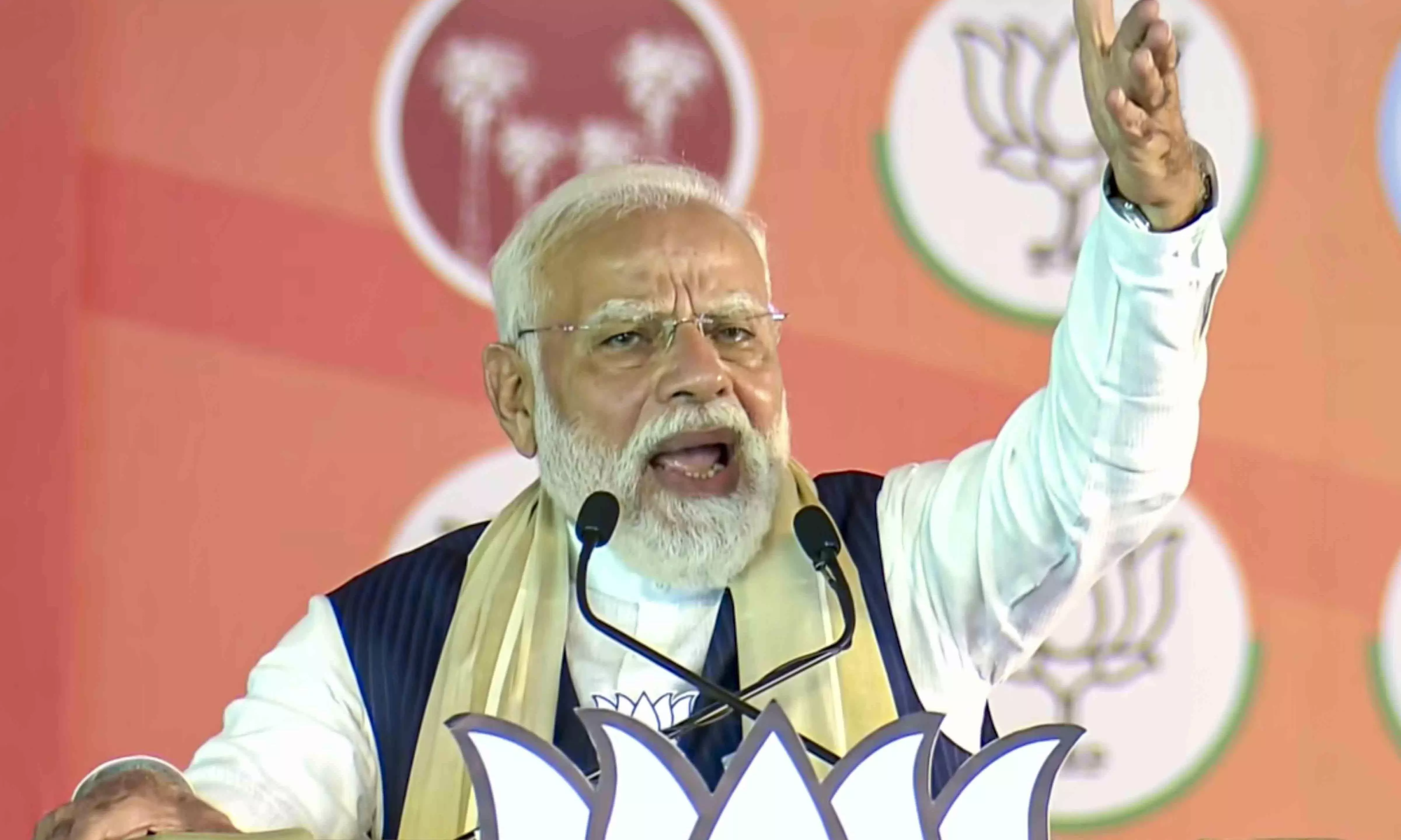 Provocative statements by Cong about West Asia risking lives of Indians there: PM Modi Provocative statements by Cong about West Asia risking lives of Indians there: PM Modi