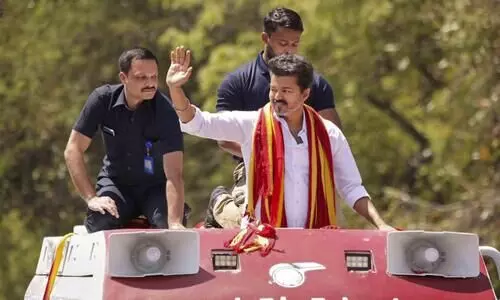 AINRC-BJP alliance exhausted, DMK-Cong confused says Vijay, urges Pondy voters to shun both AINRC-BJP alliance exhausted, DMK-Cong confused says Vijay, urges Pondy voters to shun both