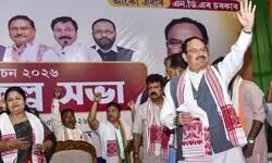 Cong mentally bankrupt without proper manifesto or programme: Nadda in Assam Cong mentally bankrupt without proper manifesto or programme: Nadda in Assam