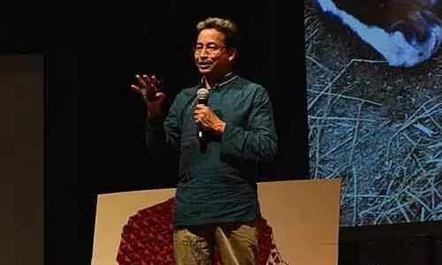 Sonam Wangchuk gets warm welcome in Kargil, calls for unity and equal rights for Ladakh Sonam Wangchuk gets warm welcome in Kargil, calls for unity and equal rights for Ladakh