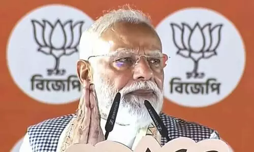 PM Modi makes 33% reservation pitch to Bengal’s women voters PM Modi makes 33% reservation pitch to Bengal’s women voters