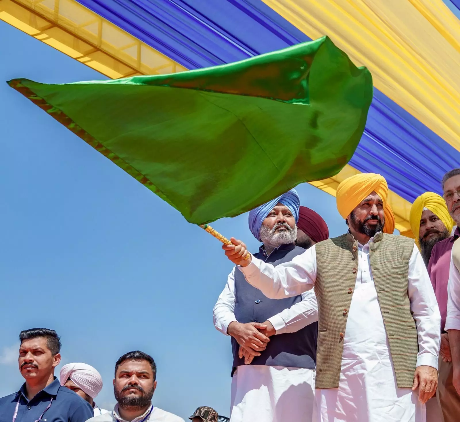 Punjab CM flags off 250 new PRTC buses Punjab CM flags off 250 new PRTC buses