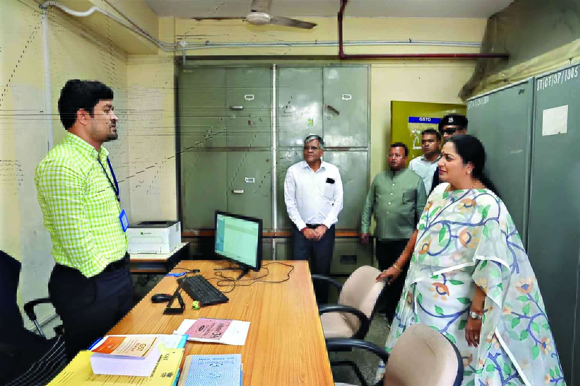 Surprise Check: GST officials face CM heat