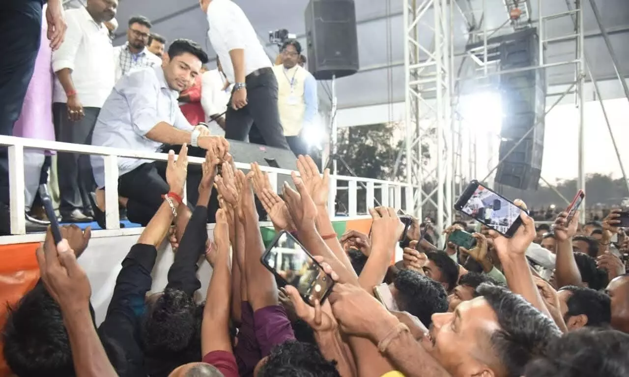 BJP leaders visit Bengal only for votes, says Abhishek BJP leaders visit Bengal only for votes, says Abhishek