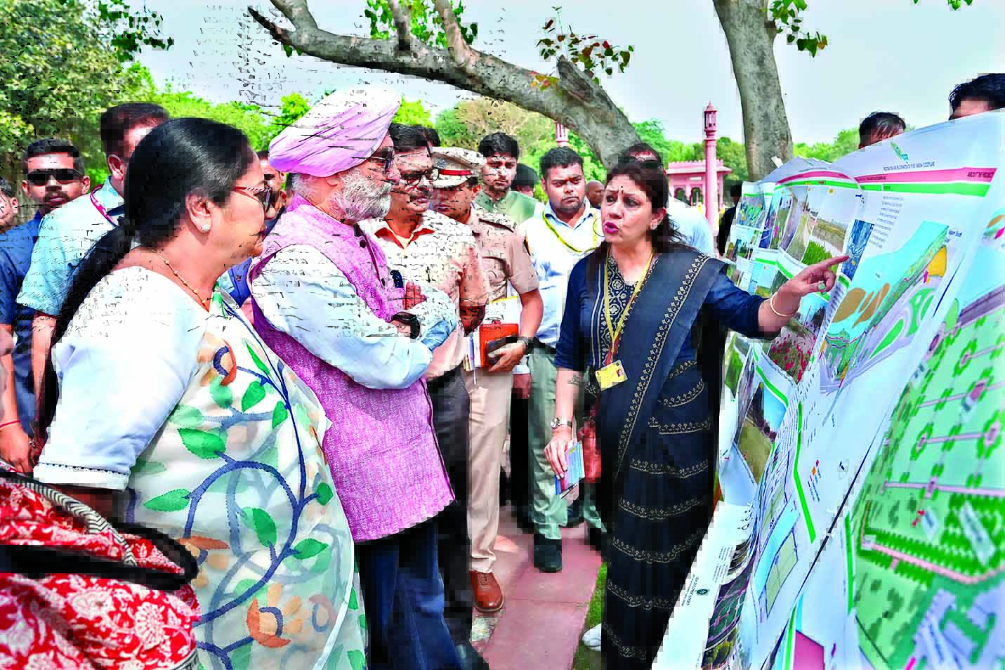 L-G and CM set Yamuna reset in motion L-G and CM set Yamuna reset in motion