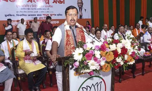 BJP president Nabin urges people of Assam, Kerala and Puducherry to vote in large numbers BJP president Nabin urges people of Assam, Kerala and Puducherry to vote in large numbers