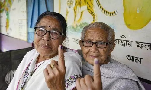 Assam records 39 pc voter turnout till 11 am Assam records 39 pc voter turnout till 11 am