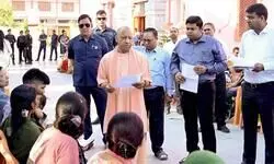 Beneficiaries of various schemes honored by the CM Yogi Adityanath