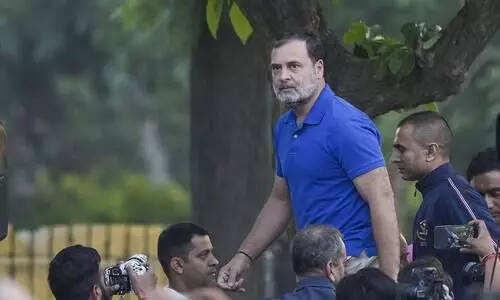 RSS-BJPs main objective is to finish off Constitution: Rahul Gandhi RSS-BJPs main objective is to finish off Constitution: Rahul Gandhi