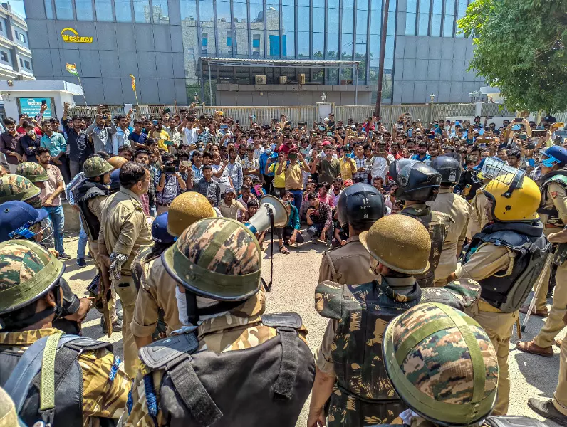 Cops analyse chats and audio clips linked to Noida protests Cops analyse chats and audio clips linked to Noida protests