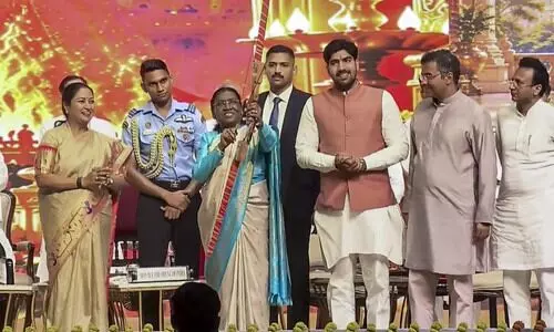 President Murmu, PM Modi attend Dussehra celebrations at different venues in Delhi President Murmu, PM Modi attend Dussehra celebrations at different venues in Delhi